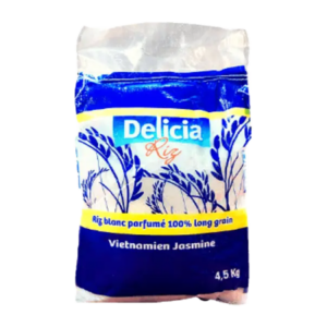 Riz blanc parfumé long grain Delicia-4,5Kg